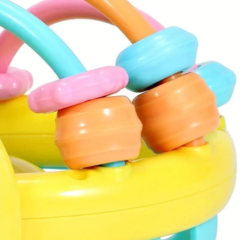 1 Pc 10cm Baby Toy Catch Ball Bendy Baby Walker Rattles Develop Intelligence Ball 0 - 12 Months Plastic Bell Rattle Doll - BookBuch