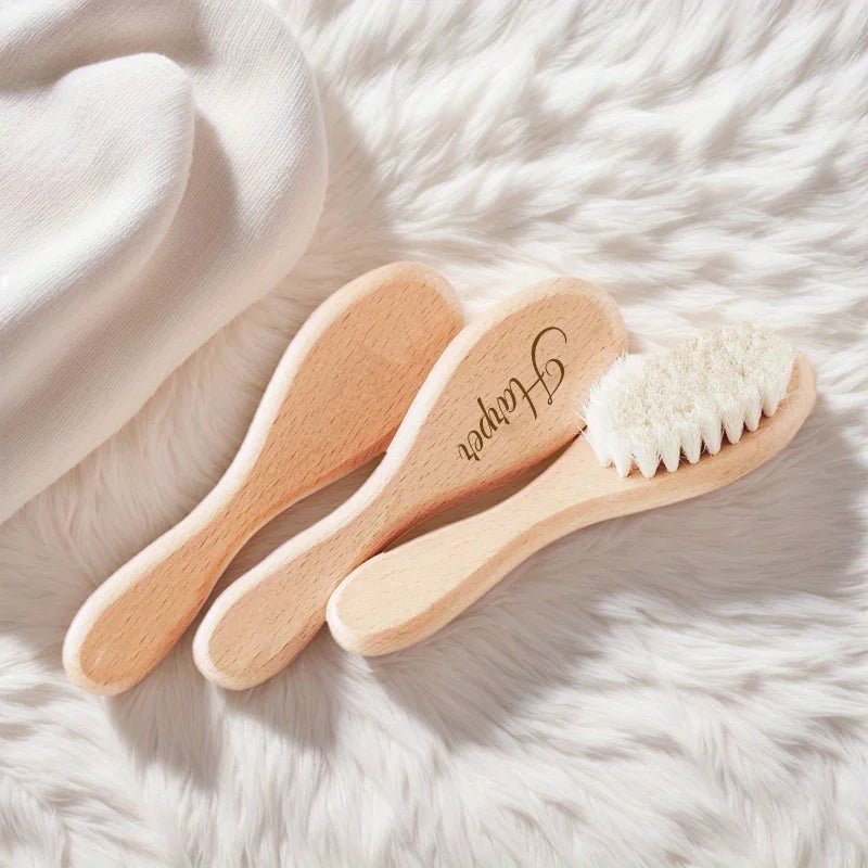 1 Personalized Baby Hairbrush Shower Gift Custom Engraved Baby Brush a Keepsake for Newborns The Perfect Present for New Mothers - BookBuch