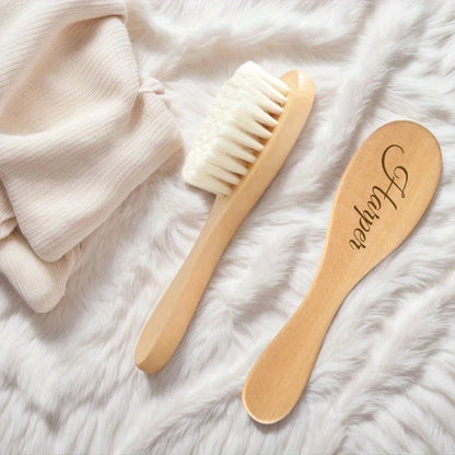 1 Personalized Baby Hairbrush Shower Gift Custom Engraved Baby Brush a Keepsake for Newborns The Perfect Present for New Mothers - BookBuch