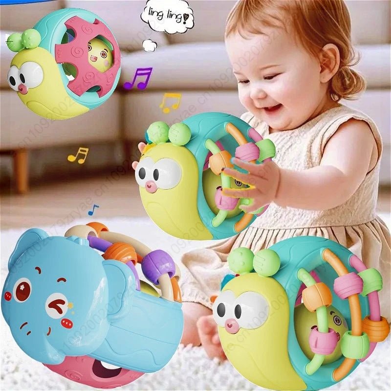 Baby Balls Rattle Comforter Toy Soft Hand Grasp Ball Educational Sensory Toys Activity Baby Crawling Toys 0 6 12 Months - BookBuch
