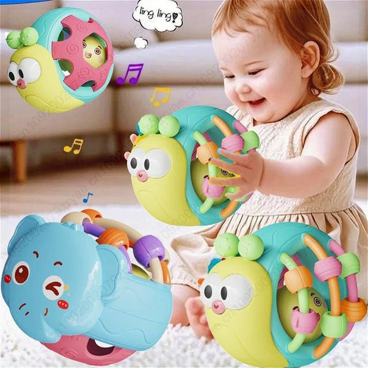 Baby Balls Rattle Comforter Toy Soft Hand Grasp Ball Educational Sensory Toys Activity Baby Crawling Toys 0 6 12 Months - BookBuch
