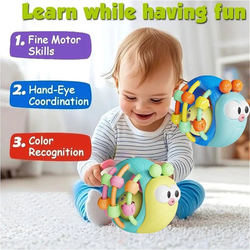 Baby Balls Rattle Comforter Toy Soft Hand Grasp Ball Educational Sensory Toys Activity Baby Crawling Toys 0 6 12 Months - BookBuch