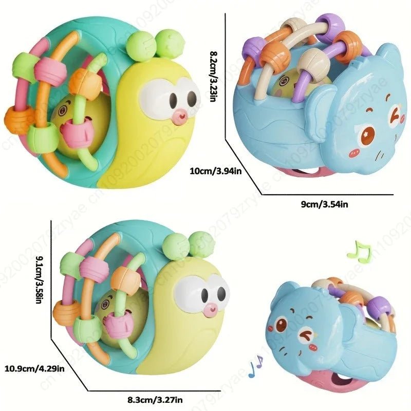 Baby Balls Rattle Comforter Toy Soft Hand Grasp Ball Educational Sensory Toys Activity Baby Crawling Toys 0 6 12 Months - BookBuch
