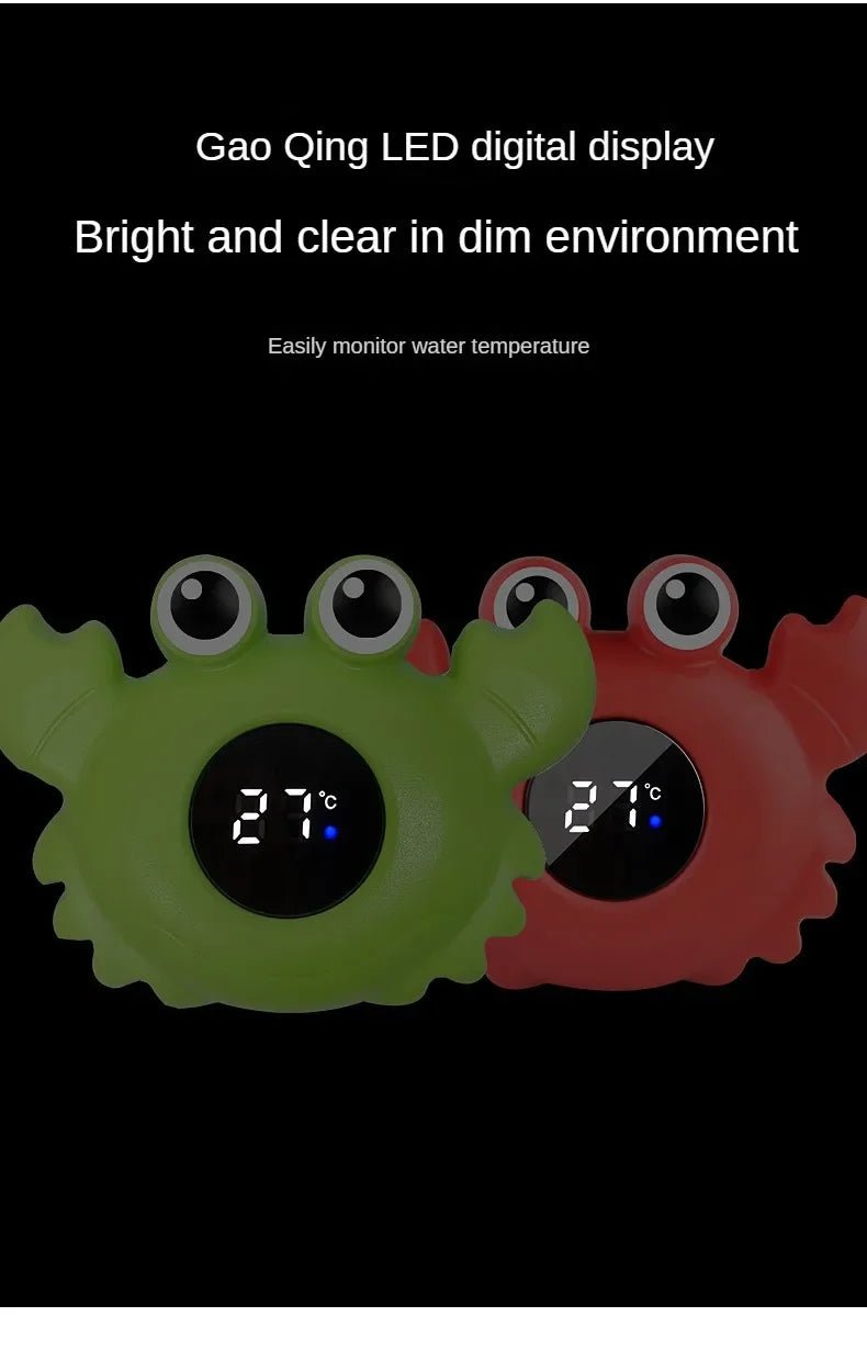 Baby Bath Temperature Meter Floating Digital Water Baby Bath Temperature Meter LED Display Temperature Tester Safety Cartoon - BookBuch