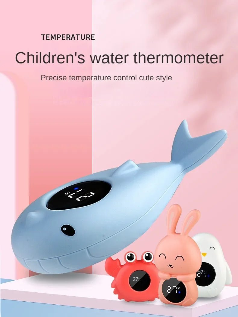 Baby Bath Temperature Meter Floating Digital Water Baby Bath Temperature Meter LED Display Temperature Tester Safety Cartoon - BookBuch