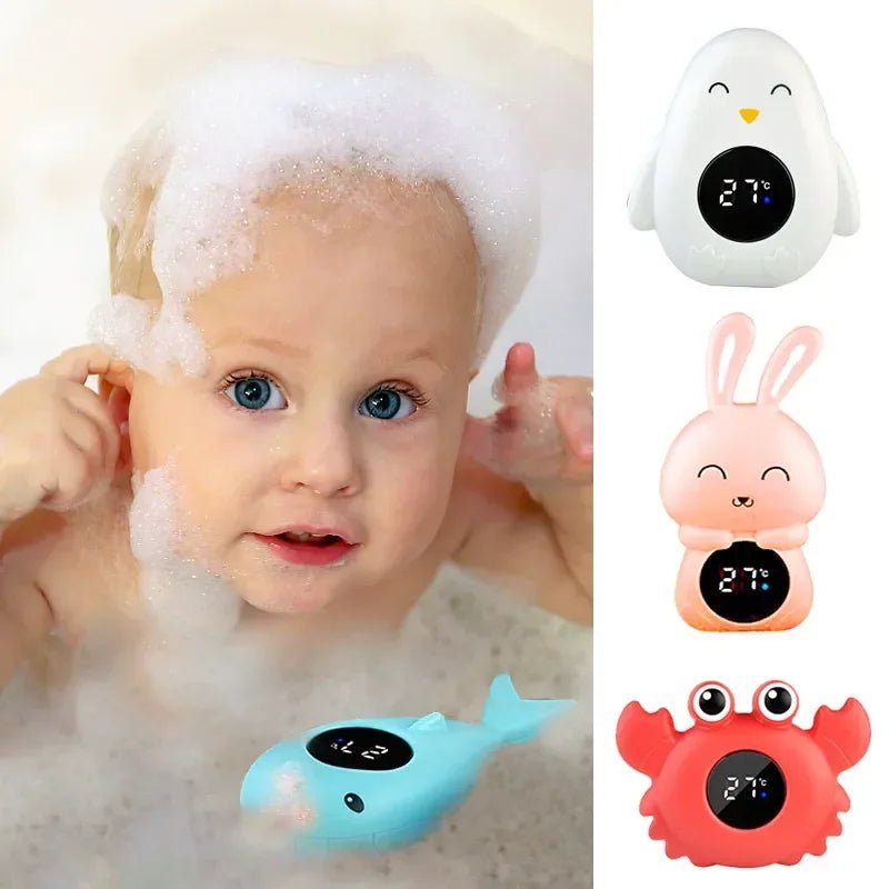 Baby Bath Temperature Meter Floating Digital Water Baby Bath Temperature Meter LED Display Temperature Tester Safety Cartoon - BookBuch