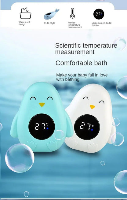 Baby Bath Temperature Meter Floating Digital Water Baby Bath Temperature Meter LED Display Temperature Tester Safety Cartoon - BookBuch