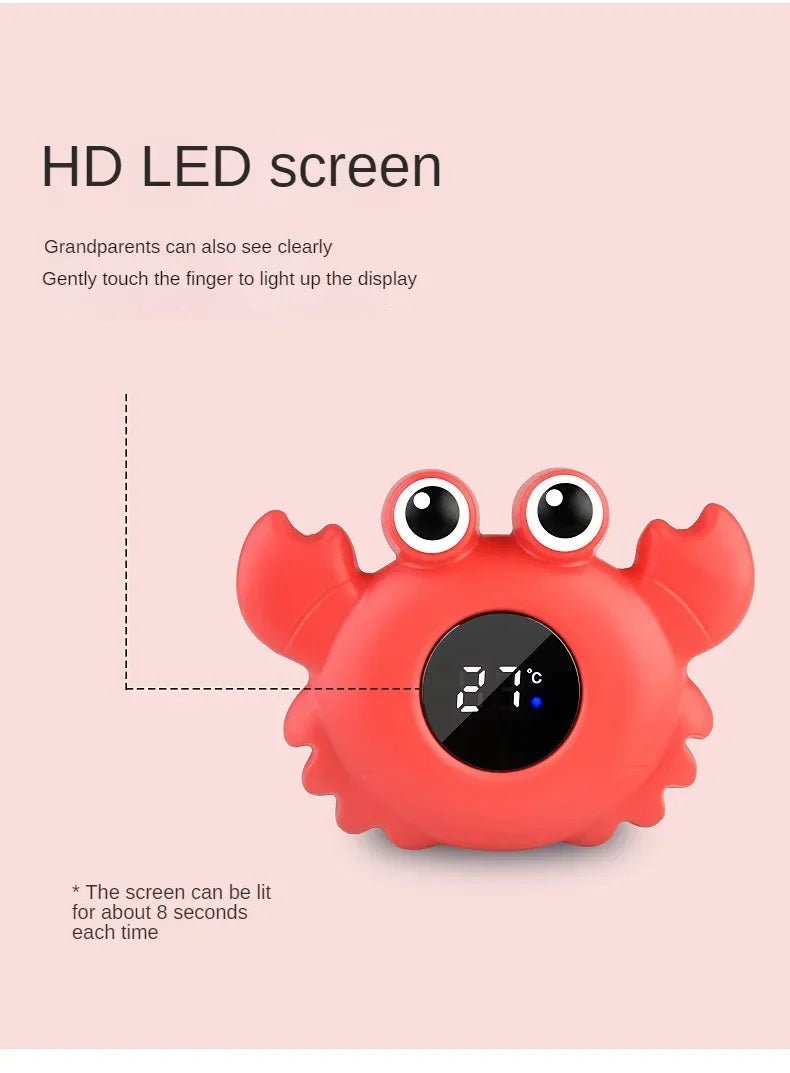 Baby Bath Temperature Meter Floating Digital Water Baby Bath Temperature Meter LED Display Temperature Tester Safety Cartoon - BookBuch