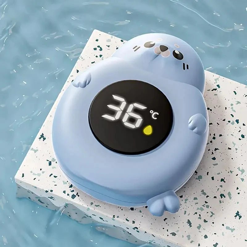Baby bath thermometer Tub Temperature Monitor Hot Cold Water Resistant Temperature Warning Monitor Upgraded Sensor LED display - BookBuch