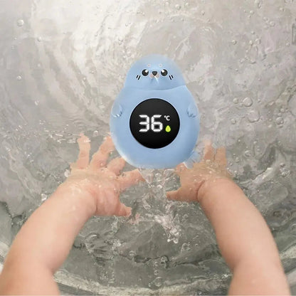 Baby bath thermometer Tub Temperature Monitor Hot Cold Water Resistant Temperature Warning Monitor Upgraded Sensor LED display - BookBuch