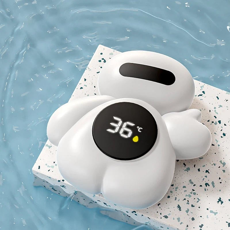 Baby bath thermometer Tub Temperature Monitor Hot Cold Water Resistant Temperature Warning Monitor Upgraded Sensor LED display - BookBuch