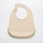 Baby Bib Adjustable Waterproof Bibs Babies Soft Edible Silicone Newborn Saliva Dripping Towel Drooling Children Scarf BPA Free - BookBuch