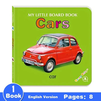 Baby Colorful Pattern Card Books Interactive Sensory Baby Toys Newborn Development Gift Accompanying Reading Early Education - BookBuch