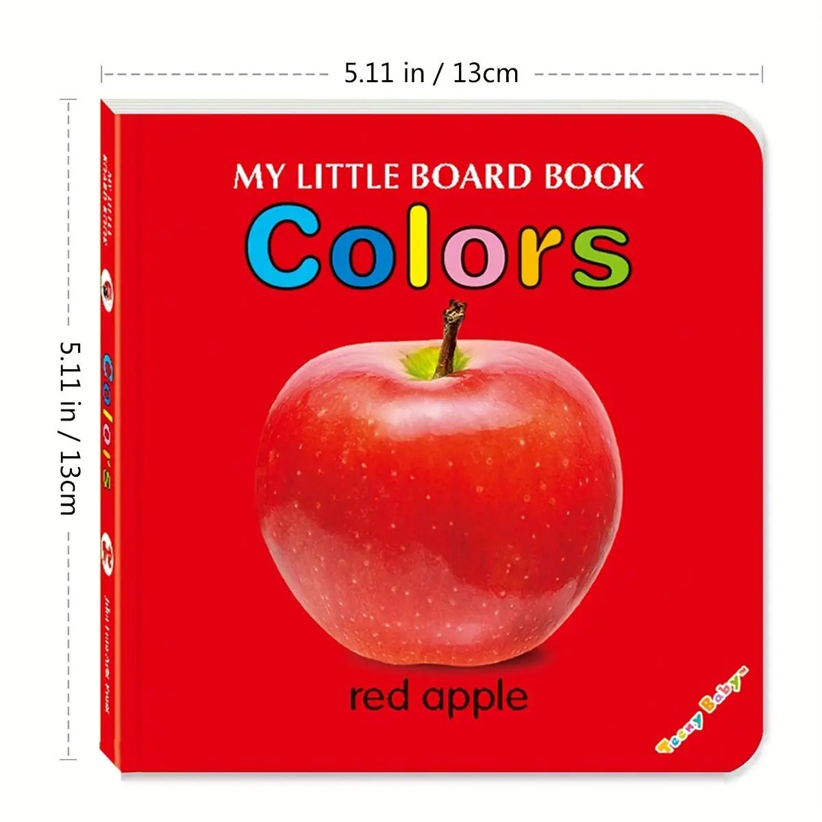 Baby Colorful Pattern Card Books Interactive Sensory Baby Toys Newborn Development Gift Accompanying Reading Early Education - BookBuch