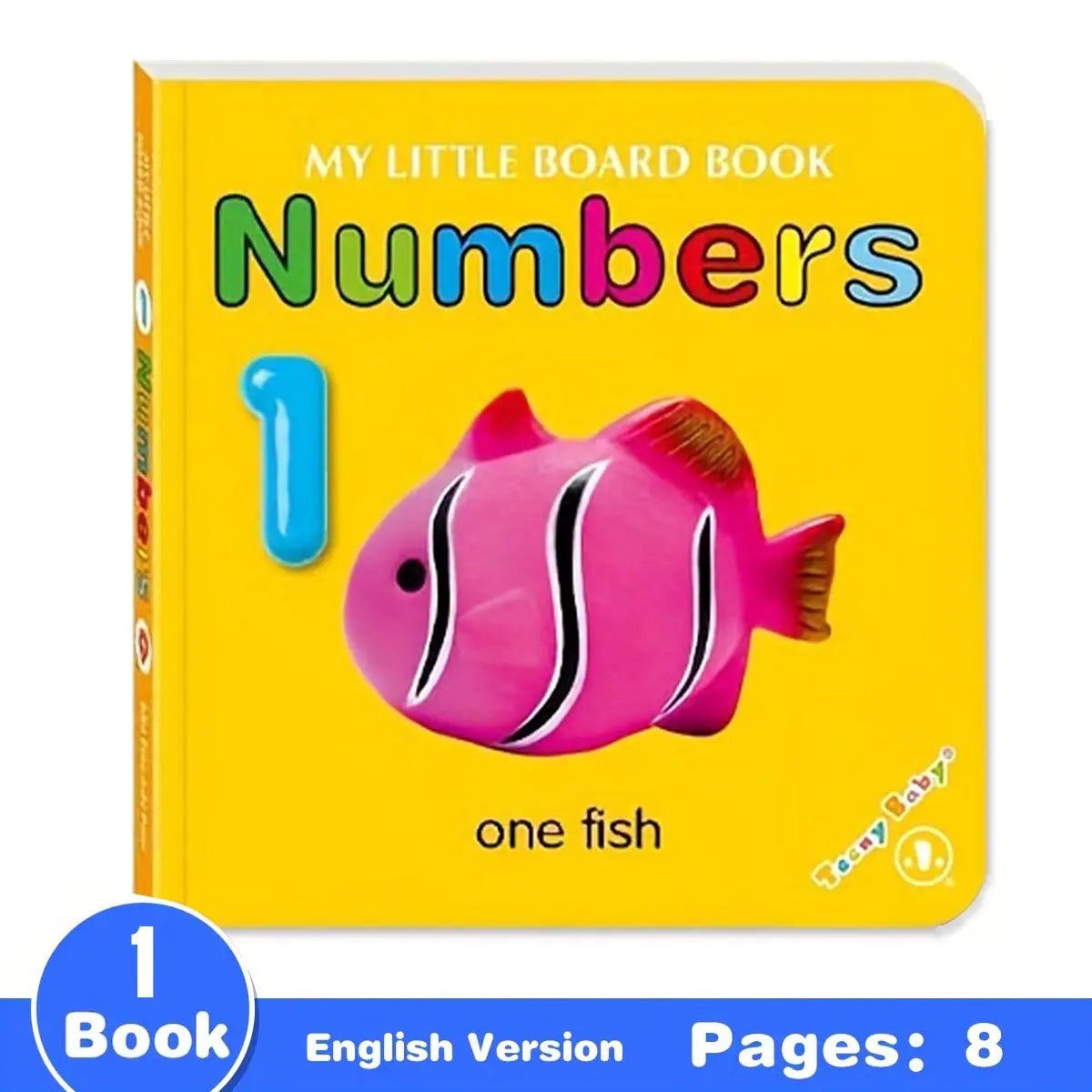 Baby Colorful Pattern Card Books Interactive Sensory Baby Toys Newborn Development Gift Accompanying Reading Early Education - BookBuch