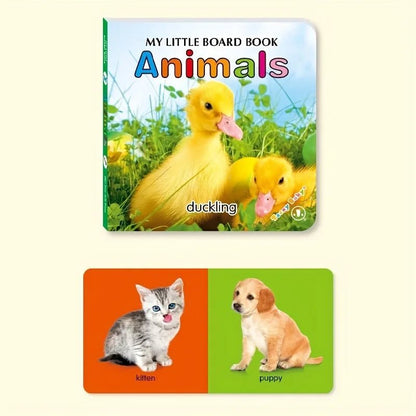 Baby Colorful Pattern Card Books Interactive Sensory Baby Toys Newborn Development Gift Accompanying Reading Early Education - BookBuch