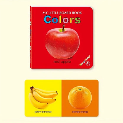 Baby Colorful Pattern Card Books Interactive Sensory Baby Toys Newborn Development Gift Accompanying Reading Early Education - BookBuch