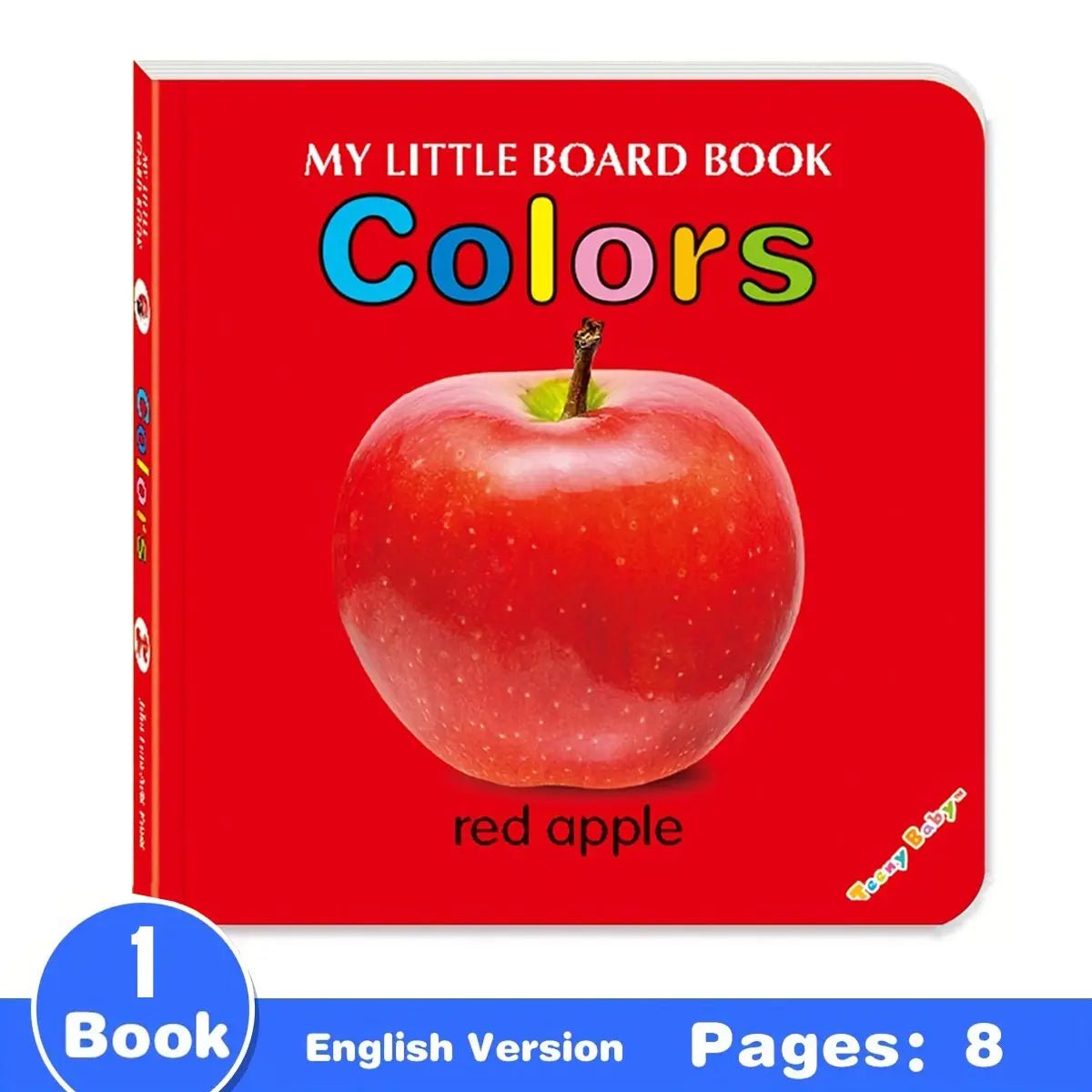 Baby Colorful Pattern Card Books Interactive Sensory Baby Toys Newborn Development Gift Accompanying Reading Early Education - BookBuch