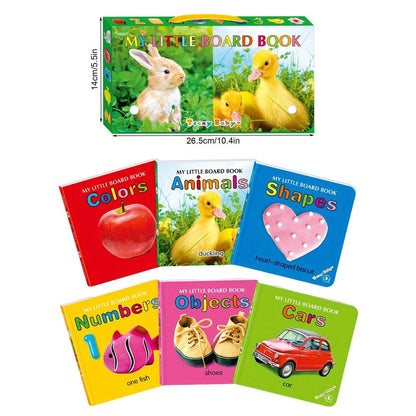 Baby Colorful Pattern Card Books Interactive Sensory Baby Toys Newborn Development Gift Accompanying Reading Early Education - BookBuch
