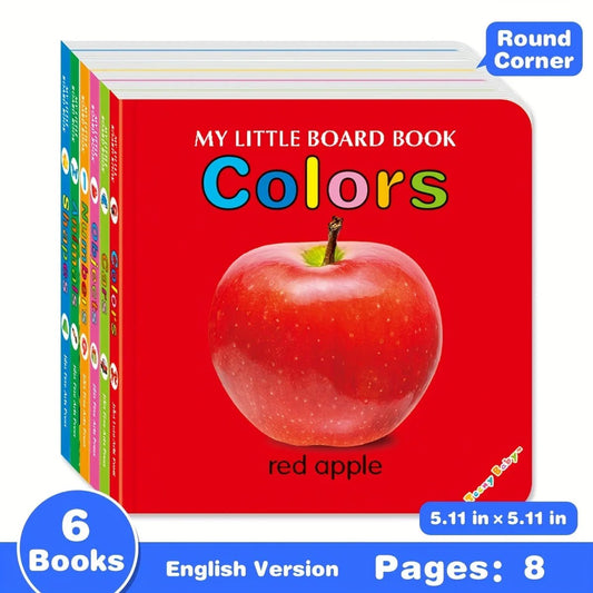 Baby Colorful Pattern Card Books Interactive Sensory Baby Toys Newborn Development Gift Accompanying Reading Early Education - BookBuch