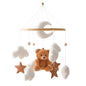Baby Crib Mobile Rattle Toy For 0 - 12 Months Cartoon Felt Forest Animal Bed Bell Hanging Wooden Bracket Mobile Newbaby Rattle Toy - BookBuch