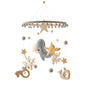 Baby Crib Mobile Rattle Toy For 0 - 12 Months Cartoon Felt Forest Animal Bed Bell Hanging Wooden Bracket Mobile Newbaby Rattle Toy - BookBuch