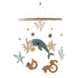 Baby Crib Mobile Rattle Toy For 0 - 12 Months Cartoon Felt Forest Animal Bed Bell Hanging Wooden Bracket Mobile Newbaby Rattle Toy - BookBuch