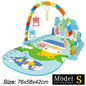 Baby Fitness Stand Music Play Gym Activity Toys Newborn Piano Crawling Blanket Pedal Game Pad Early Education 0 - 36 Months Gifts - BookBuch