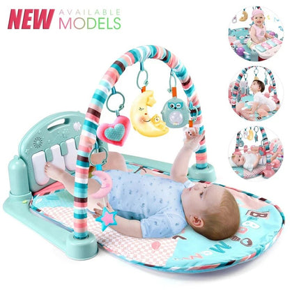 Baby Fitness Stand Music Play Gym Activity Toys Newborn Piano Crawling Blanket Pedal Game Pad Early Education 0 - 36 Months Gifts - BookBuch