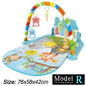 Baby Fitness Stand Music Play Gym Activity Toys Newborn Piano Crawling Blanket Pedal Game Pad Early Education 0 - 36 Months Gifts - BookBuch