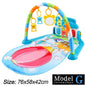 Baby Fitness Stand Music Play Gym Activity Toys Newborn Piano Crawling Blanket Pedal Game Pad Early Education 0 - 36 Months Gifts - BookBuch