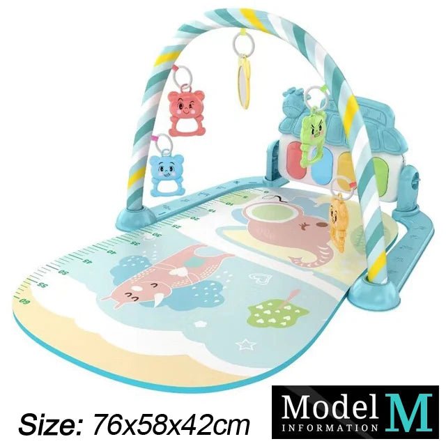 Baby Fitness Stand Music Play Gym Activity Toys Newborn Piano Crawling Blanket Pedal Game Pad Early Education 0 - 36 Months Gifts - BookBuch