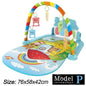 Baby Fitness Stand Music Play Gym Activity Toys Newborn Piano Crawling Blanket Pedal Game Pad Early Education 0 - 36 Months Gifts - BookBuch