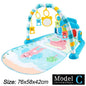 Baby Fitness Stand Music Play Gym Activity Toys Newborn Piano Crawling Blanket Pedal Game Pad Early Education 0 - 36 Months Gifts - BookBuch