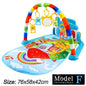 Baby Fitness Stand Music Play Gym Activity Toys Newborn Piano Crawling Blanket Pedal Game Pad Early Education 0 - 36 Months Gifts - BookBuch
