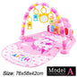 Baby Fitness Stand Music Play Gym Activity Toys Newborn Piano Crawling Blanket Pedal Game Pad Early Education 0 - 36 Months Gifts - BookBuch
