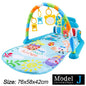 Baby Fitness Stand Music Play Gym Activity Toys Newborn Piano Crawling Blanket Pedal Game Pad Early Education 0 - 36 Months Gifts - BookBuch