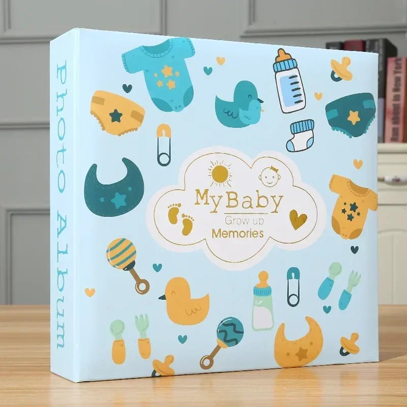 Baby Photo Album Growth Record Photo 6 - inch Collection Writable 200pcs Photos Album Large Capacity Paper Core Bag Souvenir Album - BookBuch