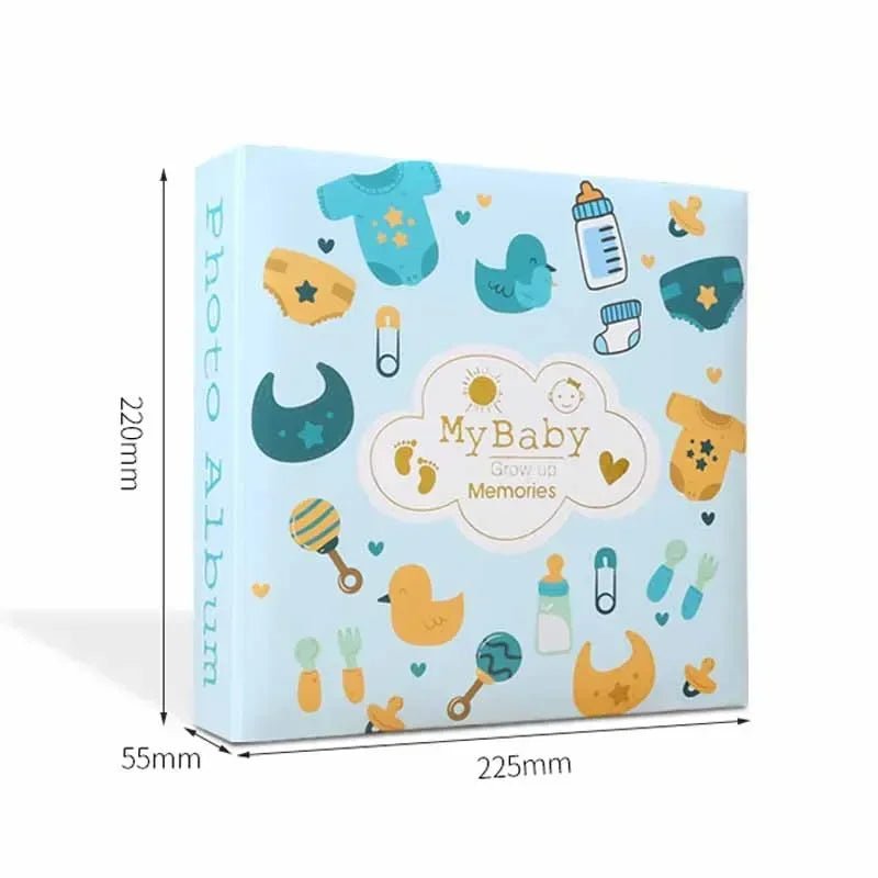 Baby Photo Album Growth Record Photo 6 - inch Collection Writable 200pcs Photos Album Large Capacity Paper Core Bag Souvenir Album - BookBuch