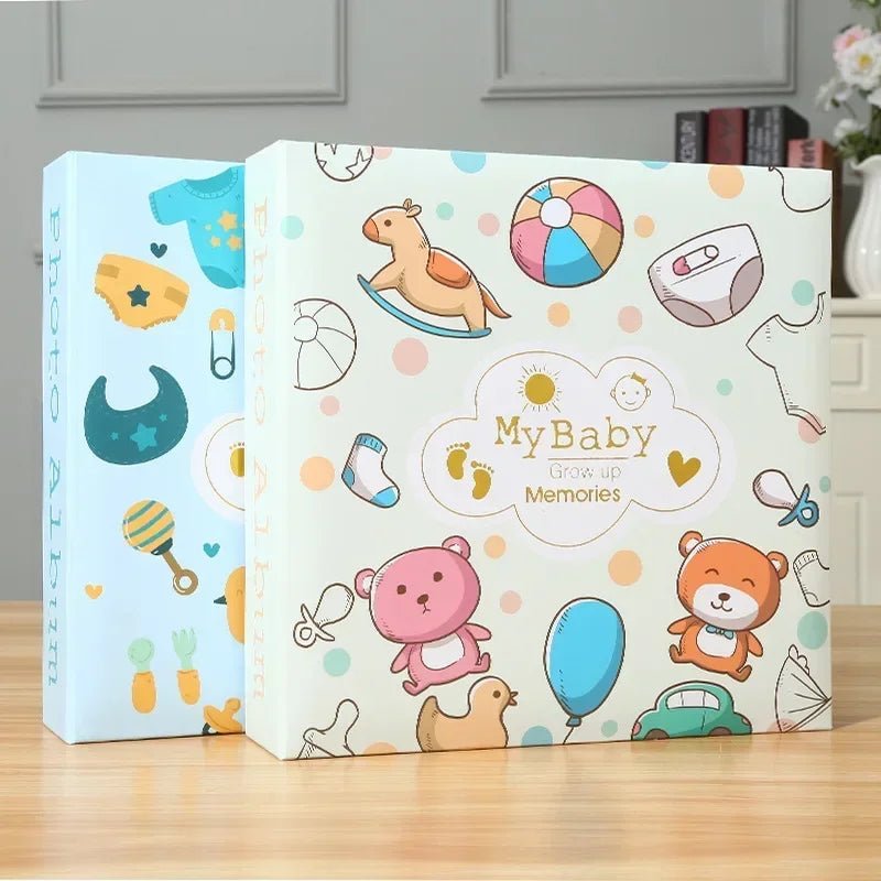 Baby Photo Album Growth Record Photo 6 - inch Collection Writable 200pcs Photos Album Large Capacity Paper Core Bag Souvenir Album - BookBuch