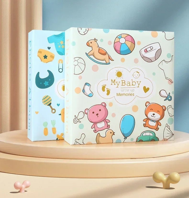 Baby Photo Album Growth Record Photo 6 - inch Collection Writable 200pcs Photos Album Large Capacity Paper Core Bag Souvenir Album - BookBuch