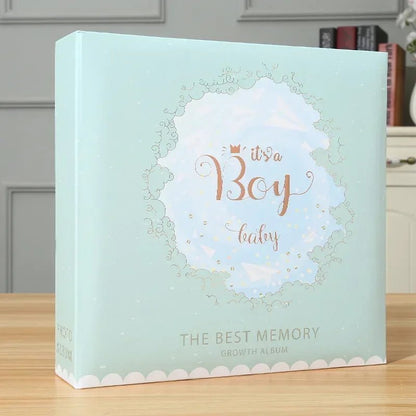 Baby Photo Album Growth Record Photo 6 - inch Collection Writable 200pcs Photos Album Large Capacity Paper Core Bag Souvenir Album - BookBuch