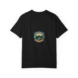 Bangladesh Graphic T-Shirt — Retro Green & Red Text with Back Emblem - BookBuch
