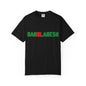 Bangladesh Graphic T-Shirt — Retro Green & Red Text with Back Emblem - BookBuch
