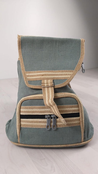Handmade Eco - Friendly Jute Backpack - BookBuch