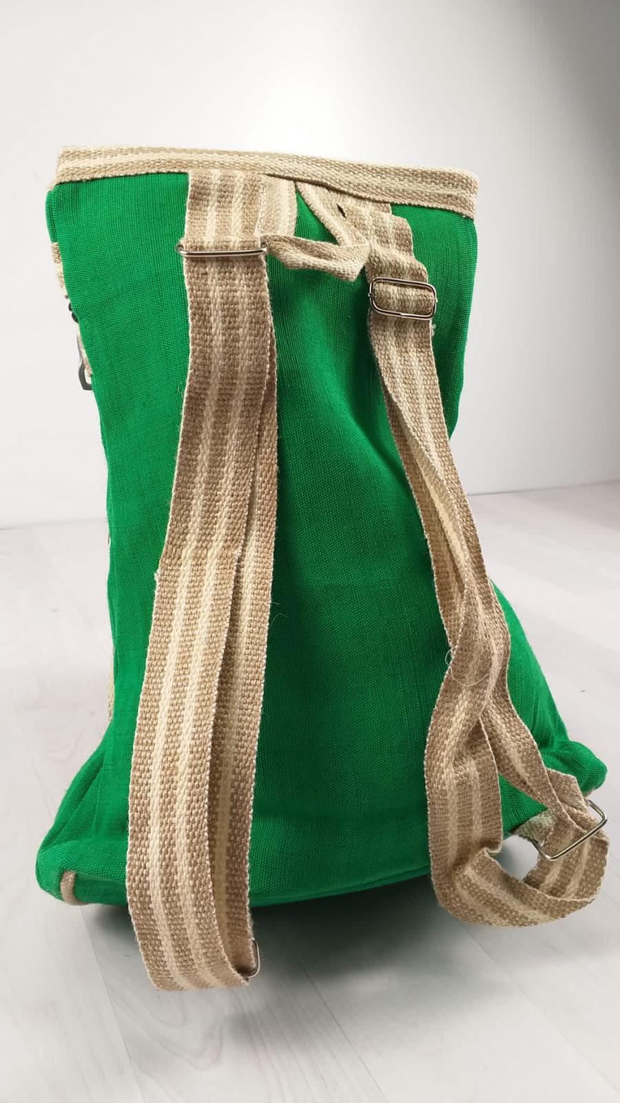 Handmade Eco - Friendly Jute Backpack - BookBuch