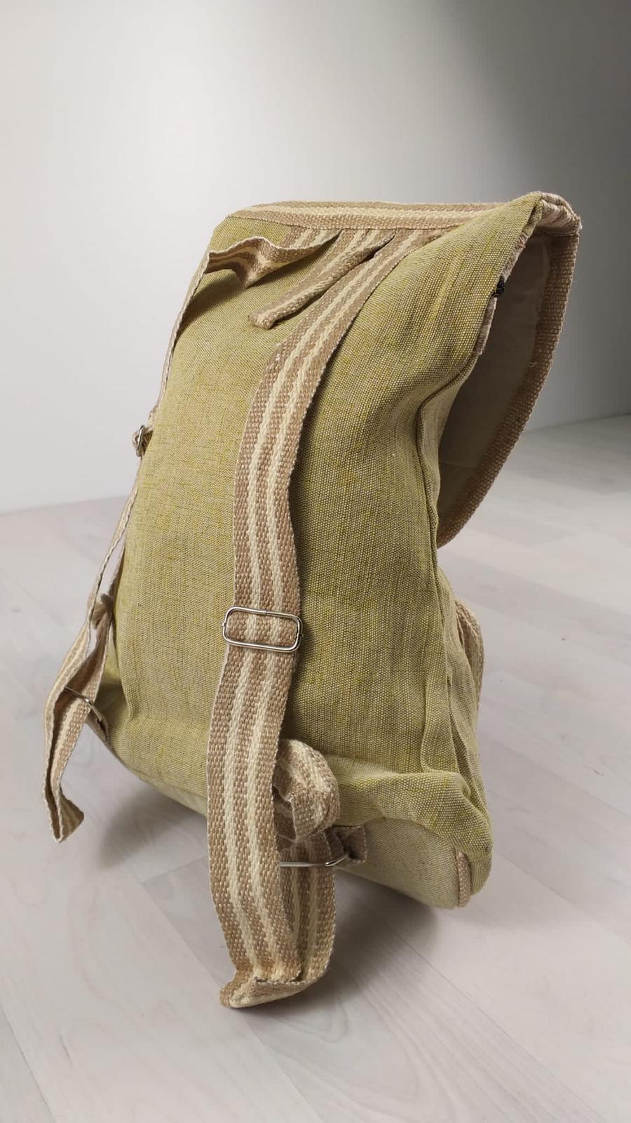 Handmade Eco - Friendly Jute Backpack - BookBuch