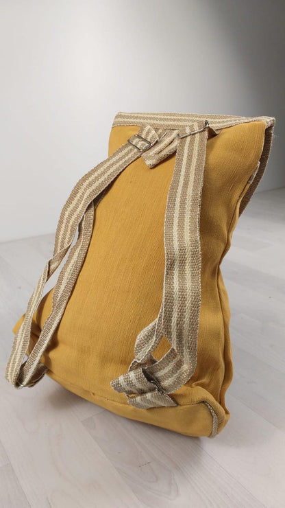 Handmade Eco - Friendly Jute Backpack - BookBuch