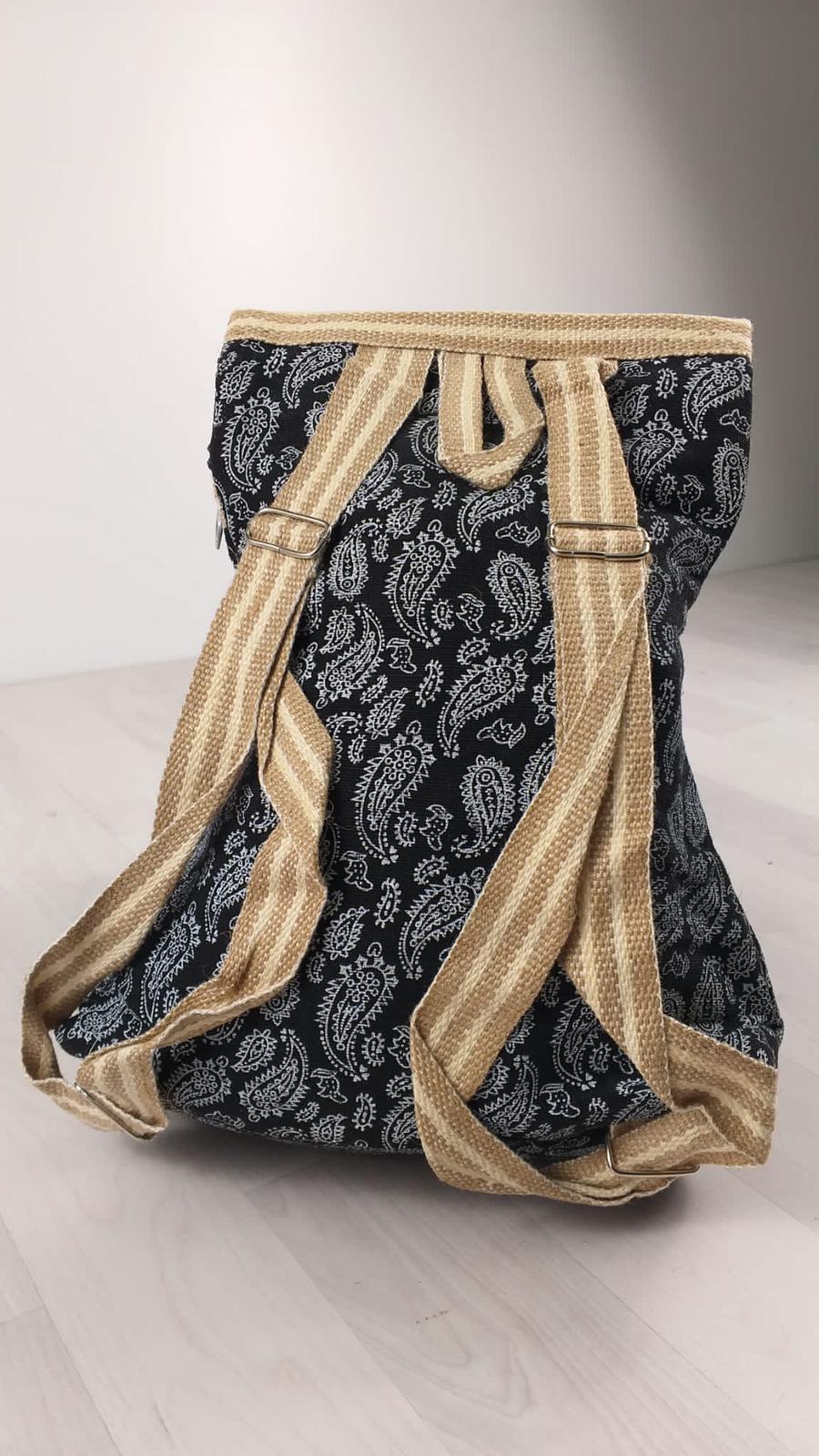 Handmade Eco - Friendly Jute Backpack - BookBuch