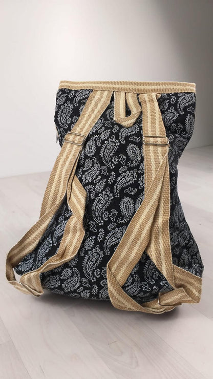 Handmade Eco - Friendly Jute Backpack - BookBuch